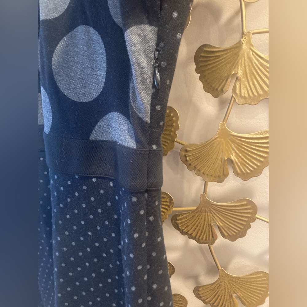 Fred Perry Black and Gray Polka Dot mini dress - Picture 4 of 4